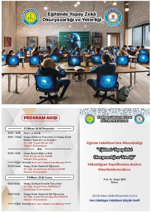 "Eğitimde Yapay Zekâ Okuryazarlığı ve Yeterliği" Konulu Etkinlik Gerçekleştirildi